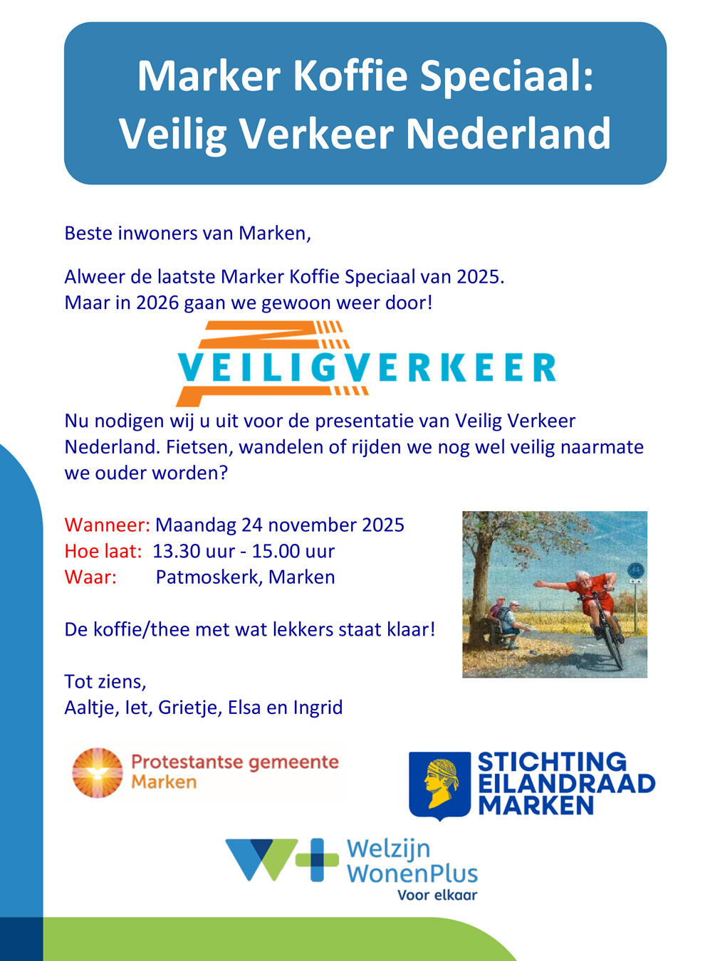 Maandag 24 november: Marker Koffie Speciaal